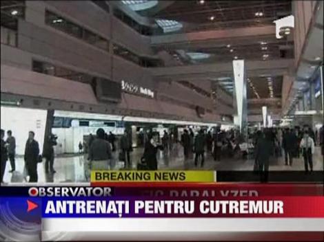 Japonezii, antrenati pentru cutremur