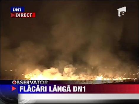 Incendiu puternic DN1