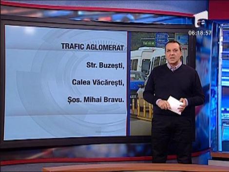 Info trafic: strazi aglomerate