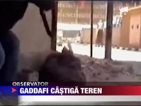 Muammar Gaddafi profita de situatia internationala