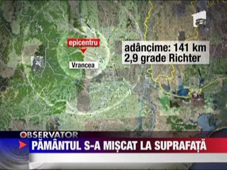 Doua cutremure au scuturat astazi Romania