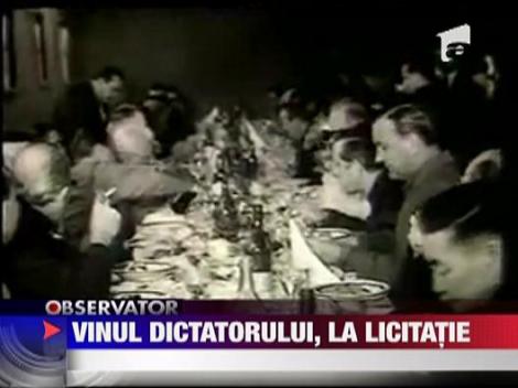 Vinurile lui Ceausescu vor fi scoase la licitatie
