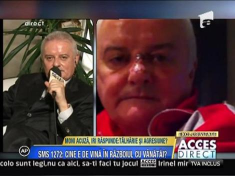 Irinel Columbeanu: "Monica nu m-a lovit cu scrumiera"