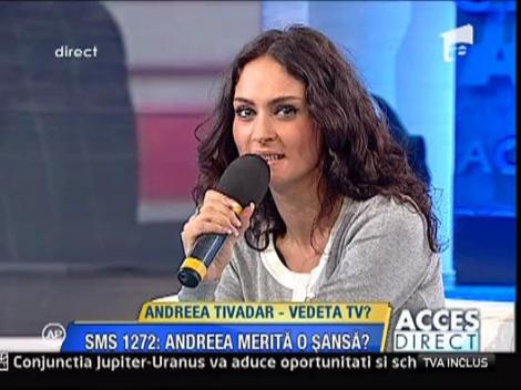Andreea Tivadar vrea cariera in televiziune