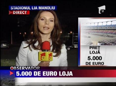 5.000 de euro costa locul la loja noului stadion National!