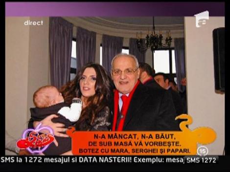 Fotografii de la botezul fiului Marei Banica