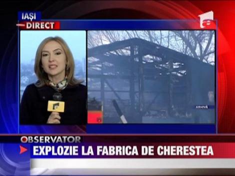 Explozie la o fabrica de cherestea din Neamt