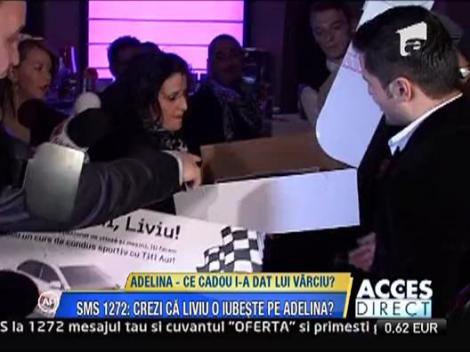 Liviu Varciu a primit o iguana de la Adelina