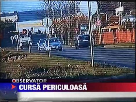 Cursa periculoasa pe strazile din Timisoara