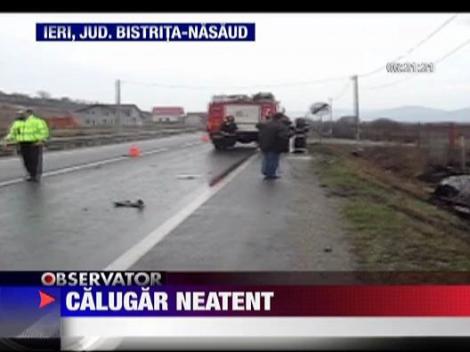 Un calugar din Bistrita-Nasaud a accidentat grav un secretar de stat