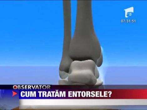Sanatate: Cum tratam entorsele?