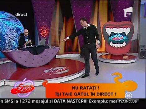 Magicianul Alin a performat la Un show pacatos