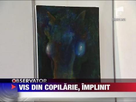 Si-a indeplinit visul din copilarie! Pictorul Silviana Zuba