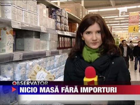 Romania importa 65% din alimentele de baza