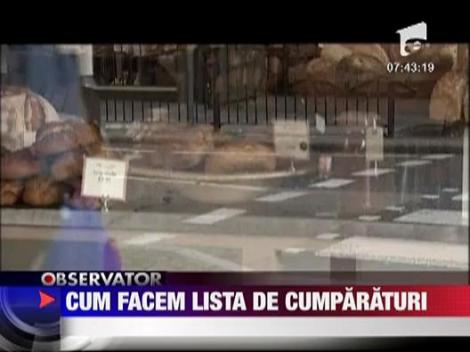 Lista de alimente pentru o alimentatie echilibrata