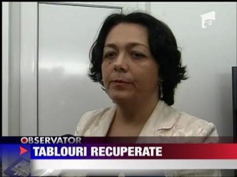 Tablouri de patrimoniu, recuperate de politistii hunedoreni