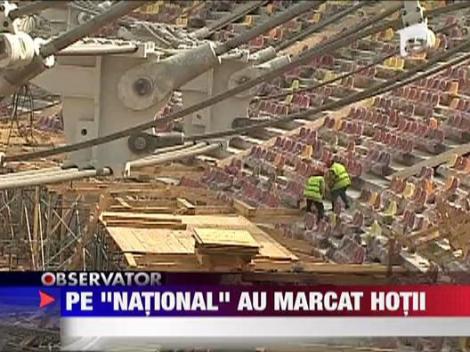 Au furat 6,7 de tone de cablu electric de la Stadionul National