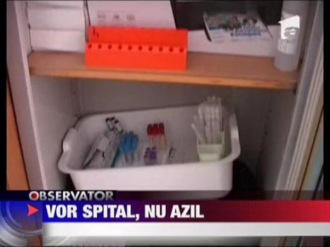 Satenii din Mociu s-au revoltat: "Vrem spital, nu azil!"