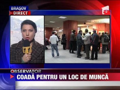Bataie pentru locuri de munca la Brasov