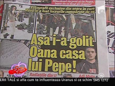 Pepe o acuza de furt pe Oana Zavoranu
