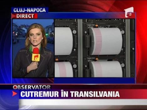 Cutremur de 3,9 grade pe scara Richter in Transilvania