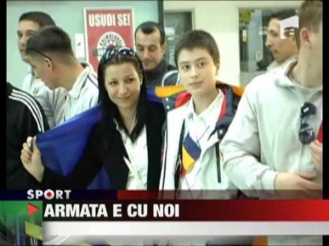Ticolorii au fost primiti cu aplauze in Bosnia