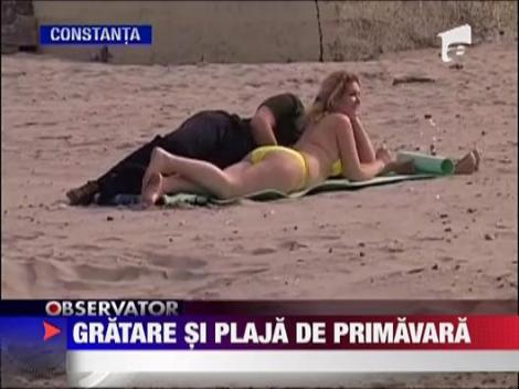 Gratare si plaja de primavara