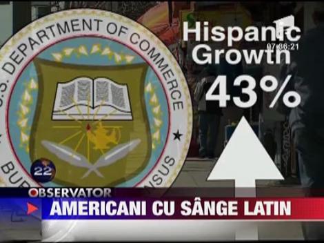 Numarul americanilor de origine hispanica, tot mai mare