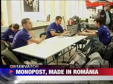 Monopost, made in Romania