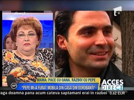 Pepe: Oana se cearta cu ea, in oglinda!