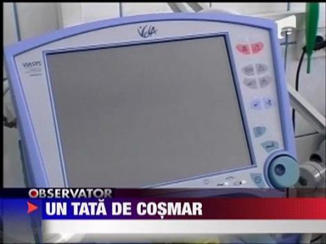 Copil de 8 luni maltratat de tatal sau!