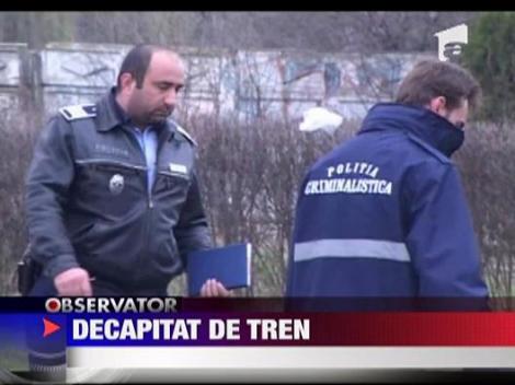 Tanar decapitat de tren