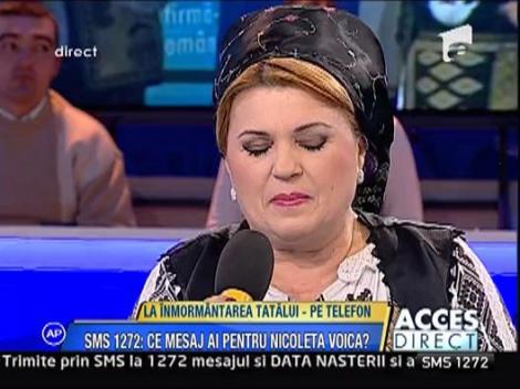 Nicoleta Voica vorbeste despre pierderea parintilor