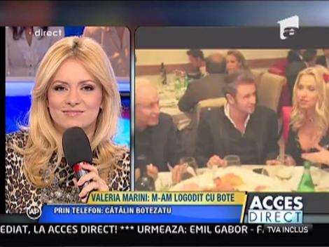 Valeria Marini: M-am logodit cu Catalin Botezatu