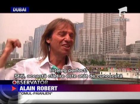 "Spiderman" a cucerit Burj Khalifa din Dubai