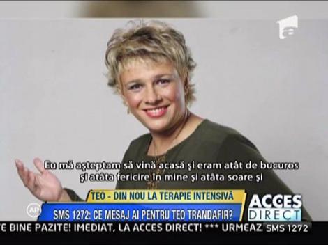Teo Trandafir-din nou la terapie intensiva