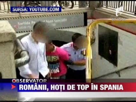 Romanii, hoti de top in Spania