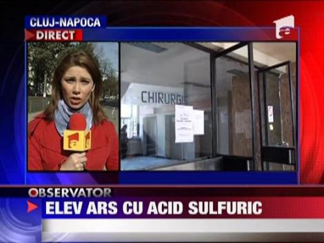 Elev ars cu acid sulfuric