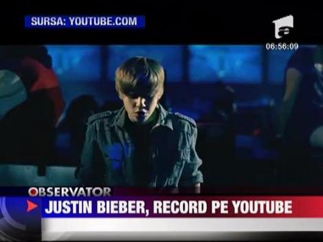 Justin Bieber, 500 de milioane de vizualizari pe youtube