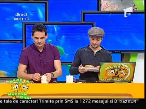 Croisante pentru Razvan si Dani la micul dejun