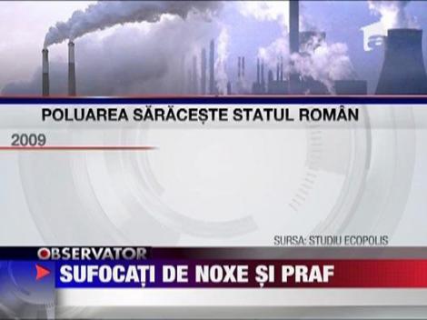Bucurestenii sunt sufocati de noxe si praf