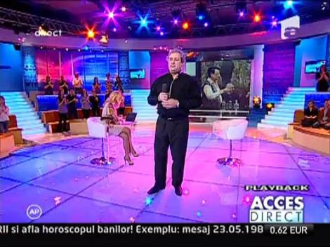 Fratele Dolenescu canta in premiera la Acces Direct
