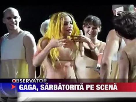 Lady Gaga, sarbatorita pe scena