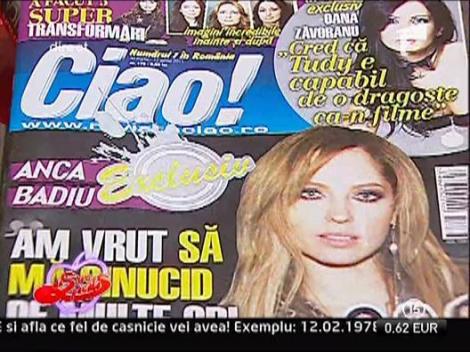 Anca Badiu: "Am vrut sa ma sinucid"