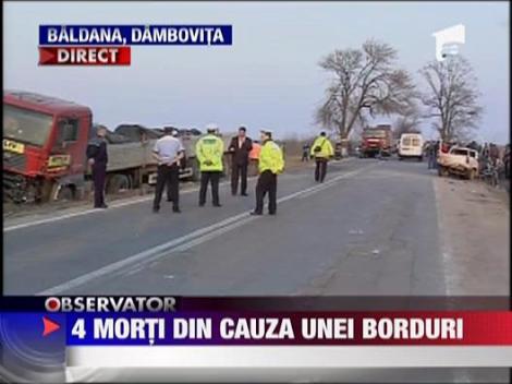 4 morti din cauza unei borduri