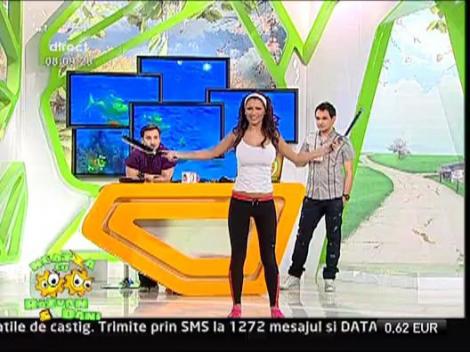 Exercitii pentru tonifierea bratelor, cu Roxana Vancea