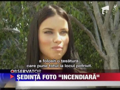 Sedinta foto "Incendiara" la in lenjerie intima