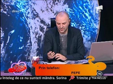 Pepe: "Pozele cu mine machiat au fost date de Oana"