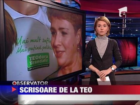 Scrisoare de la Teo pentru fani