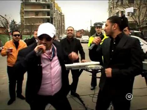 Florin Salam a cantat un accident auto